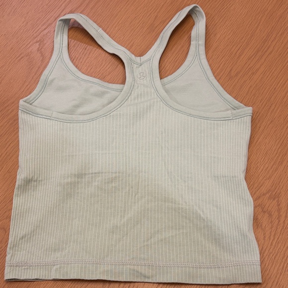 Lululemon Ribbed Racerback Cropped Top - Picture 2 of 4